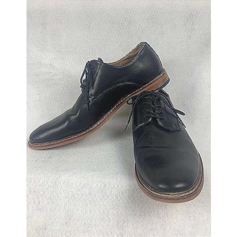 J75 Jump Men's Pablano Black Lace Up Oxford Dress Shoes Size 9.5